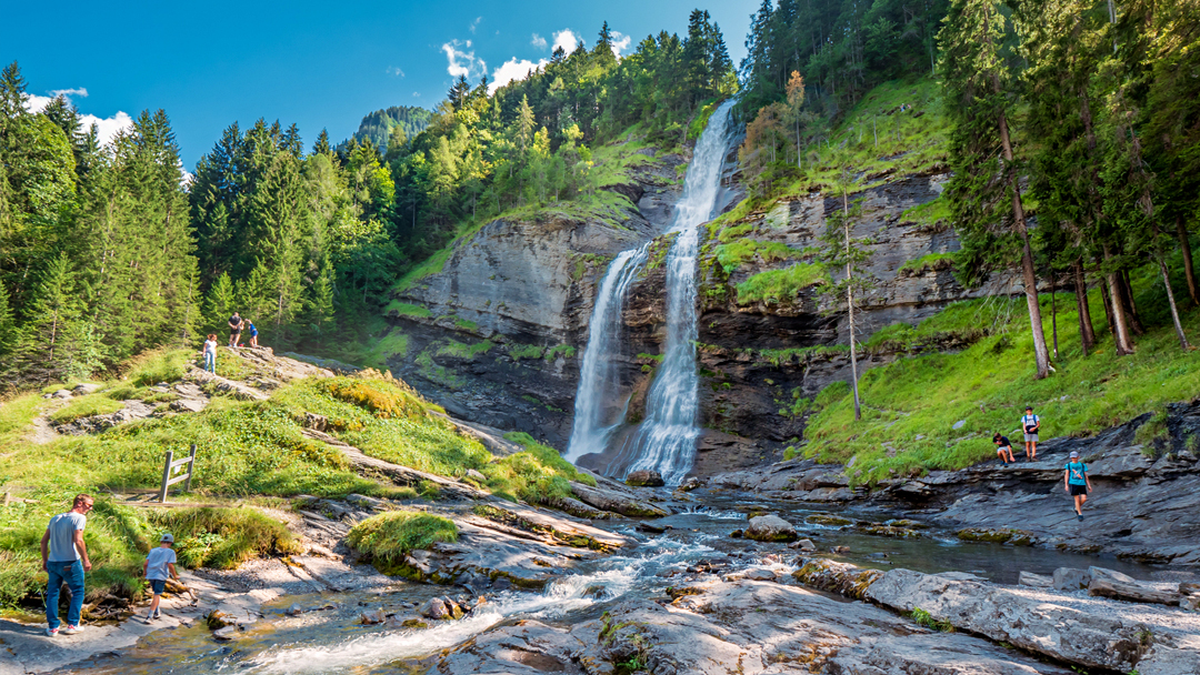 cascade du Roget Haut-Giffre 74